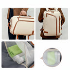 Unisex Casual Nylon Large Capacity Laptop Travel Backpack