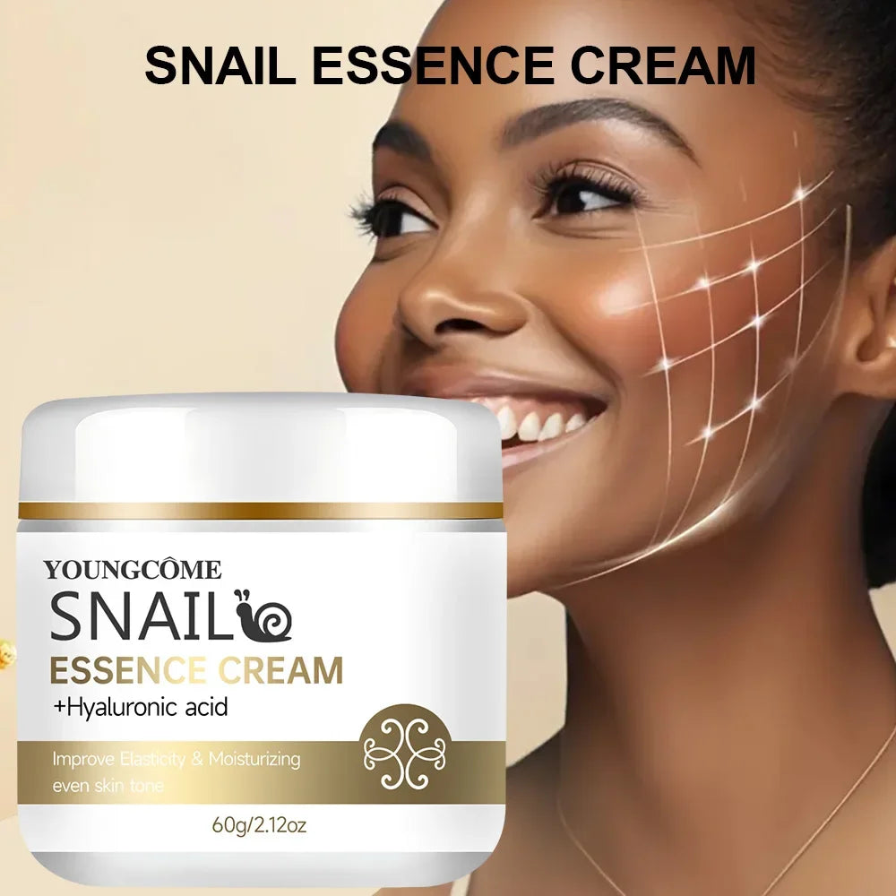Women's Snail Essence Hyaluronic Acid Moisturizing Face Cream YH0896