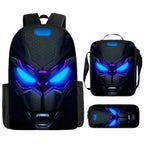 Kids' Fashion Oxford 3D Print School Backpack Set
