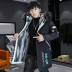 Men's Thick Warm Hooded Winter Parka Coat YA2318