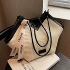 Women's Casual Canvas Commuter Shoulder Tote Bag