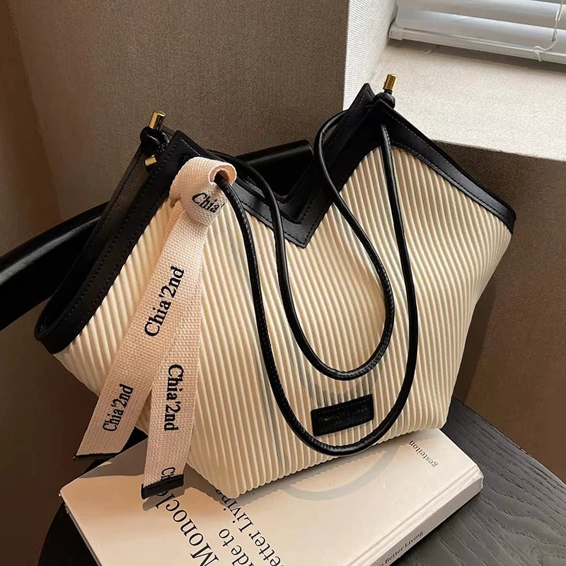 Women's Casual Canvas Commuter Shoulder Tote Bag