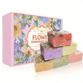 Unisex Floral Essential Oil Moisturizing Bath Soap Gift Set 21.2 oz