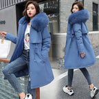 Women's Thick Warm Fleece Lined Korean Parka Coat