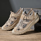 Men's Protective Toe Outdoor Sandals Breathable Mesh Quick Dry