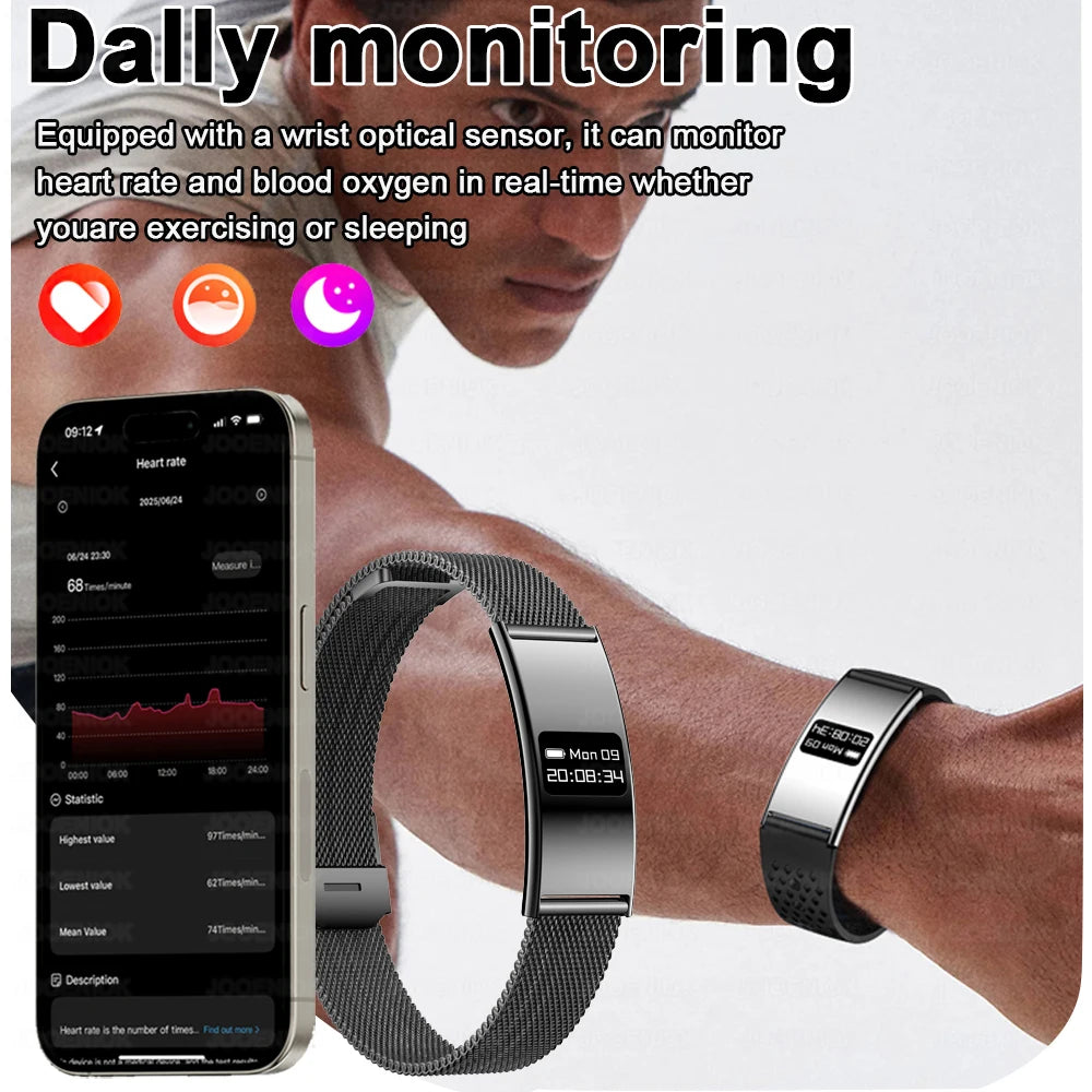 Waterproof Fitness Tracker Smart Band and Health Monitor Smartwatch