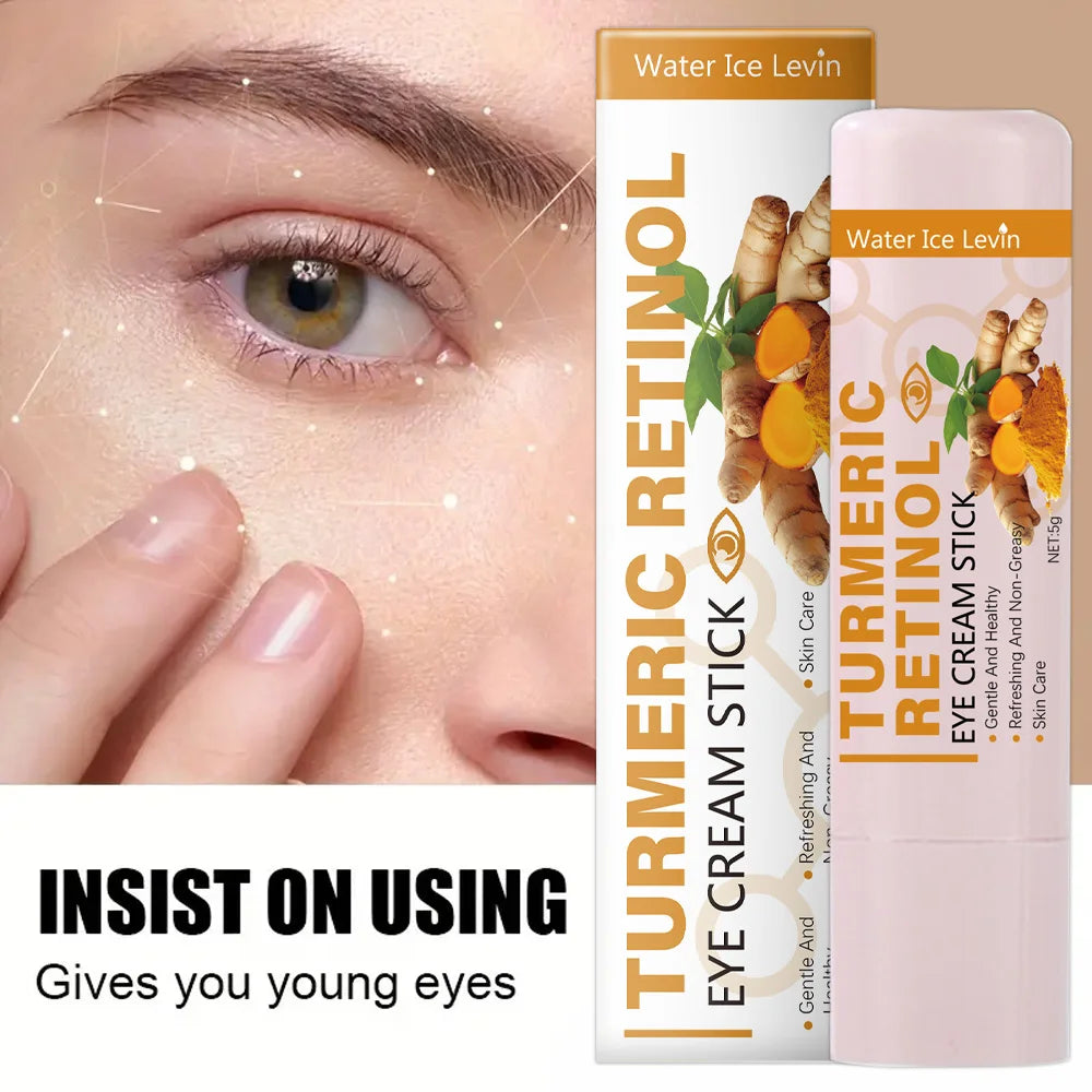 Unisex Turmeric Nourishing Brightening Eye Cream Stick WA-02-331 0.2 oz