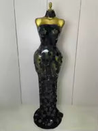 Women's Sexy Sparkly Sequin Backless Maxi Dress