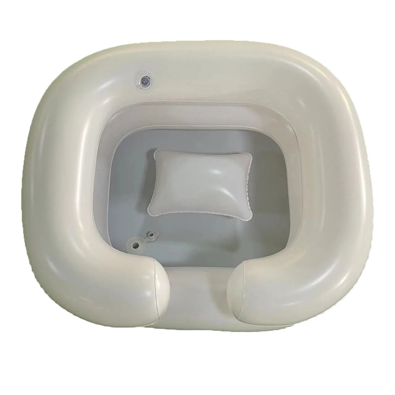 Inflatable Hair Wash Basin with Pillow for Bedridden Home Care