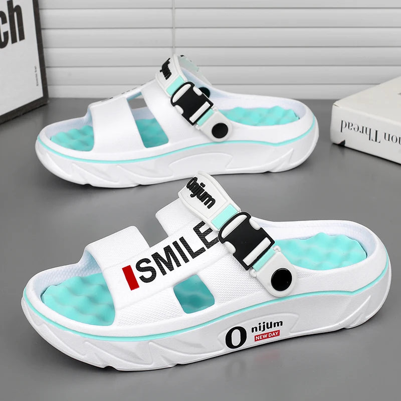 Unisex Soft EVA Massage Slippers Indoor Outdoor Slide Sandals