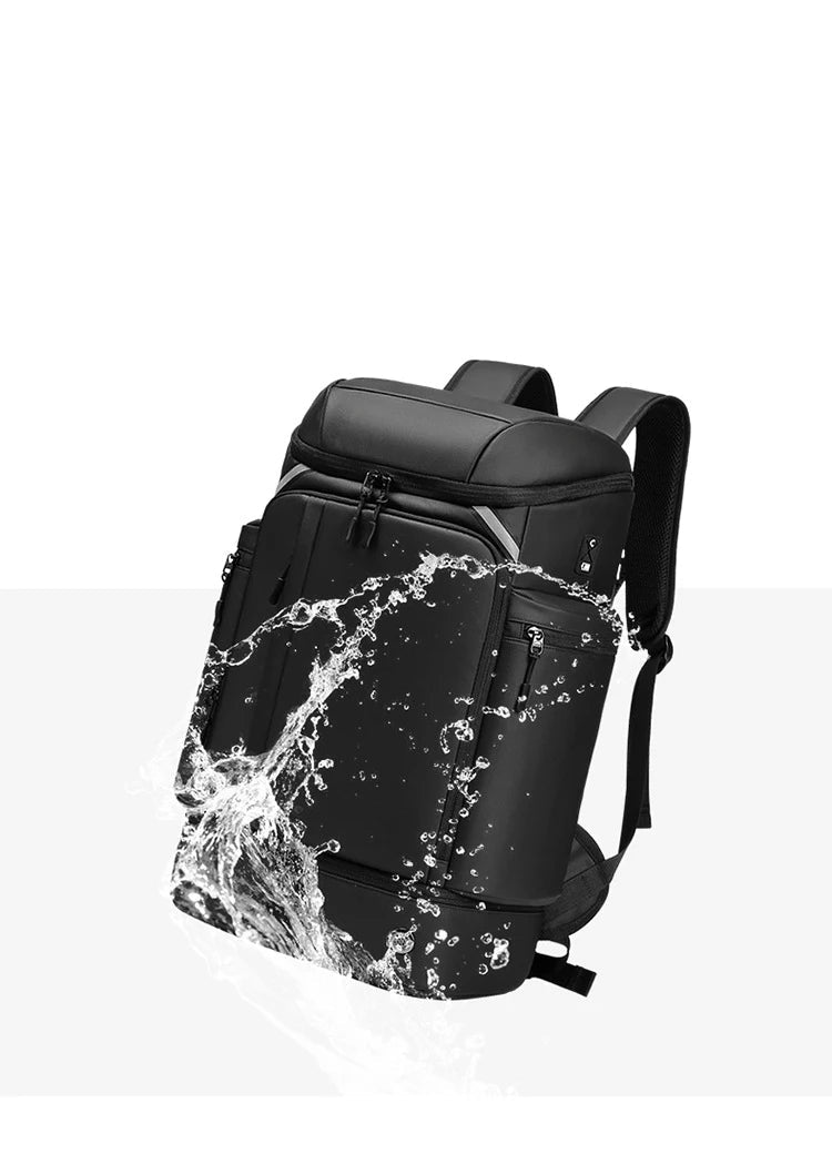Men's Fashion Oxford Large Capacity 17 Inch Laptop Travel Backpack