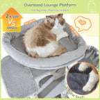 72-Inch Multi Level XXL Cat Tree Tower