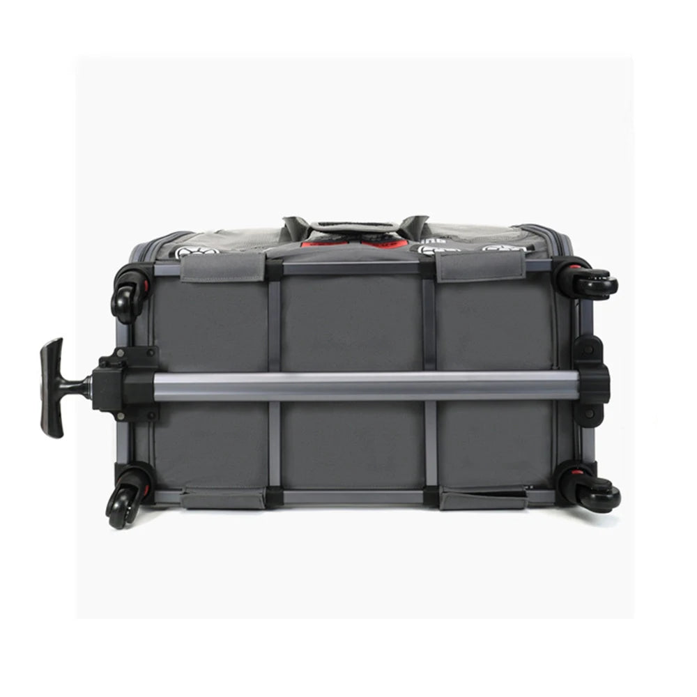 Portable Breathable Universal Wheel Pet Trolley Bag