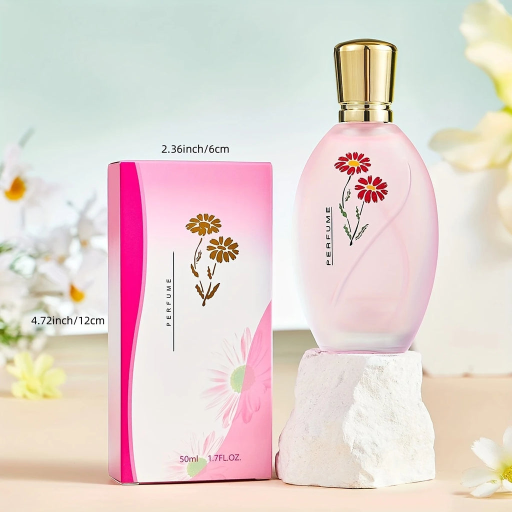 Unisex Long-Lasting Fresh Rose Jasmine Fragrance Spray 1.7 fl oz