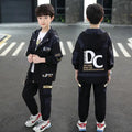 Boys' Casual Zipper Coat Pants Set