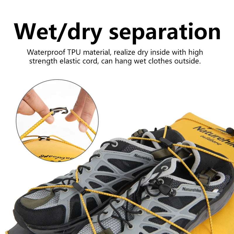 Waterproof Wet and Dry Separation Outdoor Bag with Shoulder Strap