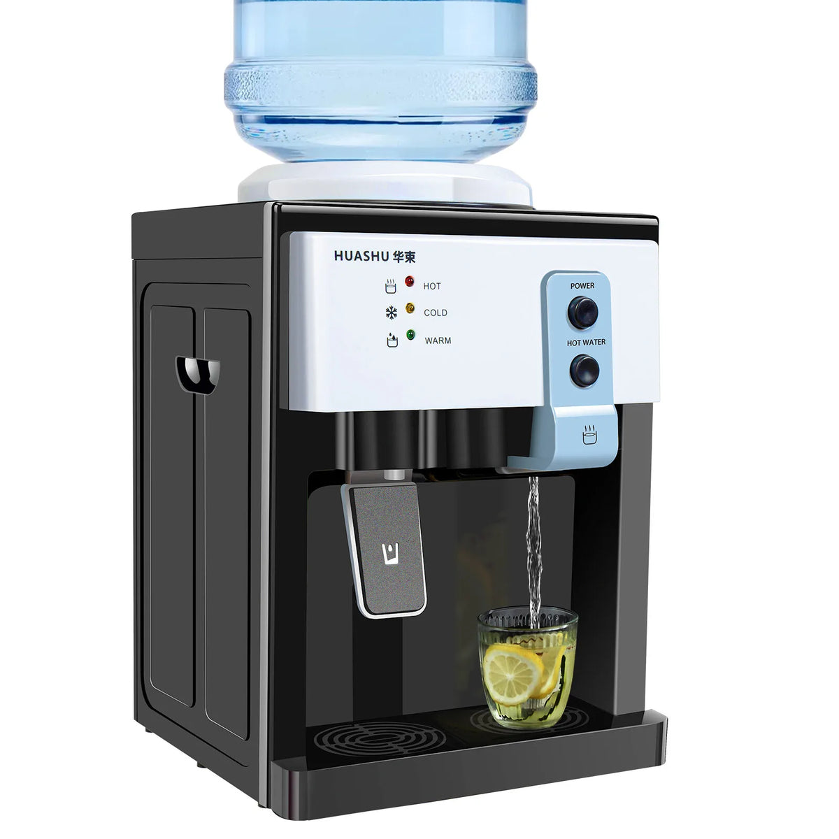 Countertop Water Cooler Dispenser and Hot Cold Drinking Machine