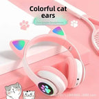 Illuminated Cat Ear Wireless Bluetooth Over-Ear Headset STN-28