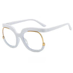 Women's Trendy Round Frame Oversized Reading Glasses
