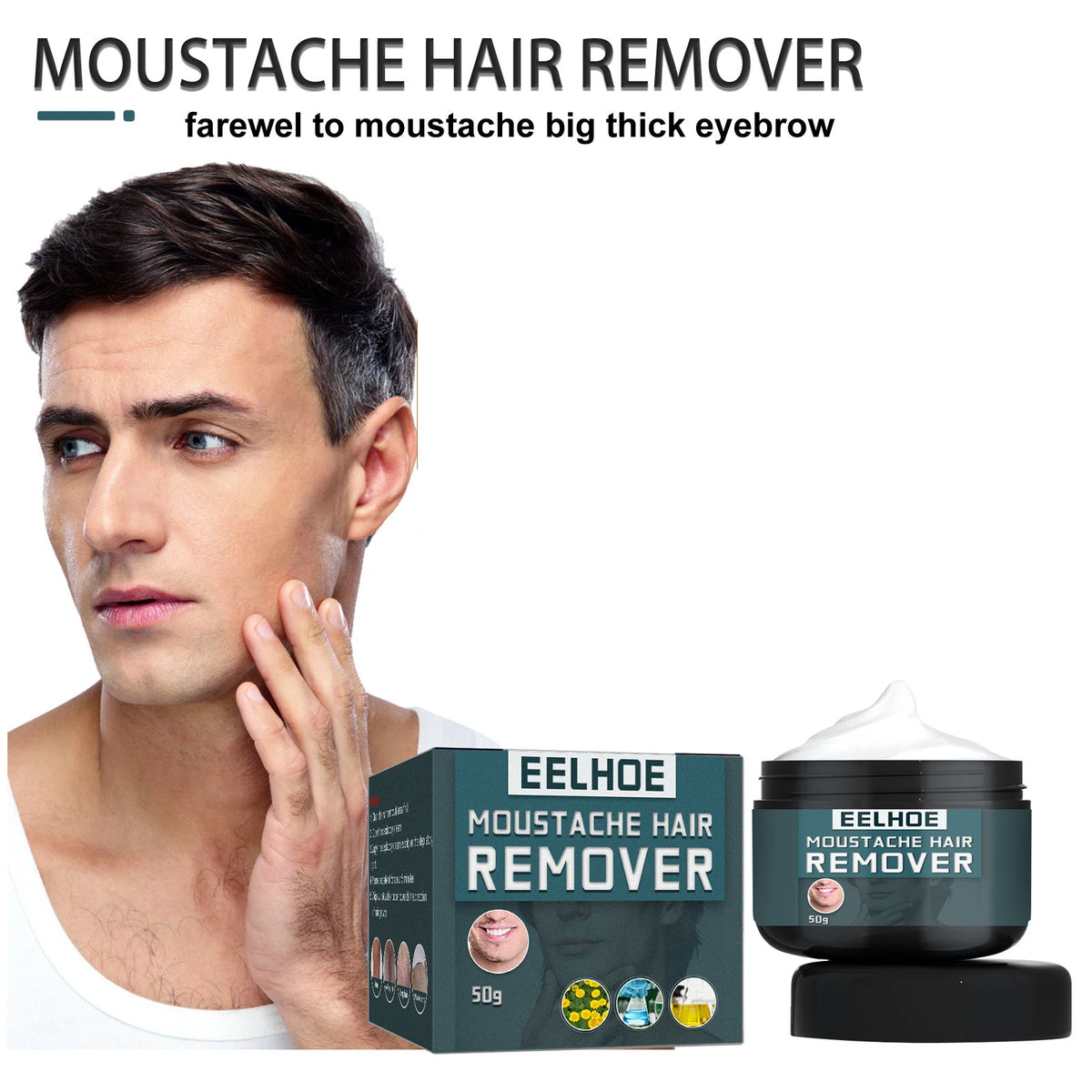 Men's Gentle Fast Acting Hair Removal Cream 1.8 oz