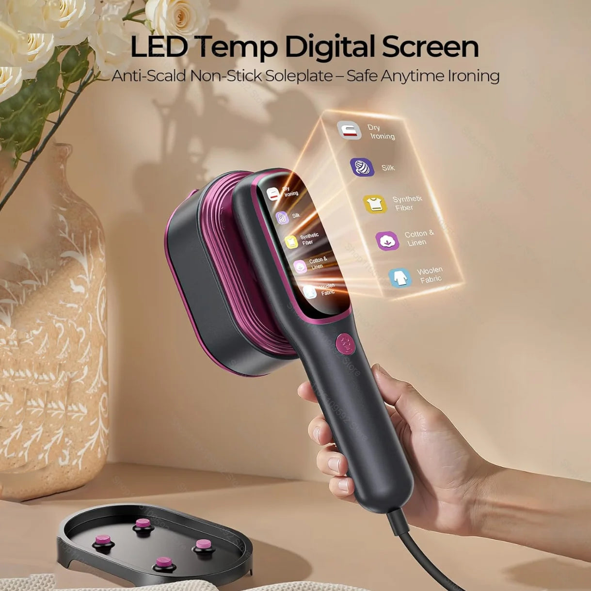Portable Handheld Garment Steamer and Steam Iron 1200W