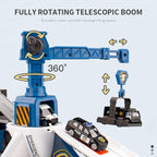 Kids' Airplane Track Toy Set with Lights and Sound