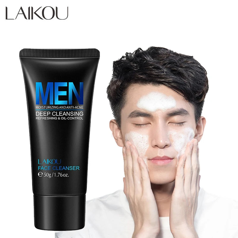 Men's Moisturizing Oil Control Face Wash Scrub LK91279