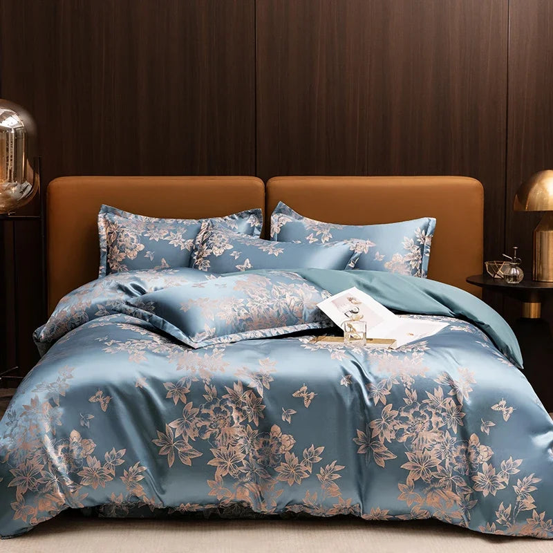 European Luxury Soft Duvet Cover and Bedroom Bedding Set