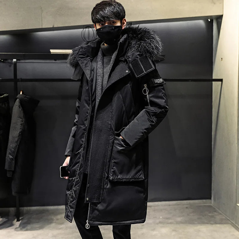 Men's Thick Warm Hooded Winter Parka Coat