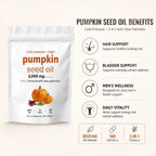 Pumpkin Seed Oil with Saw Palmetto 3000mg Softgels Dietary Supplement