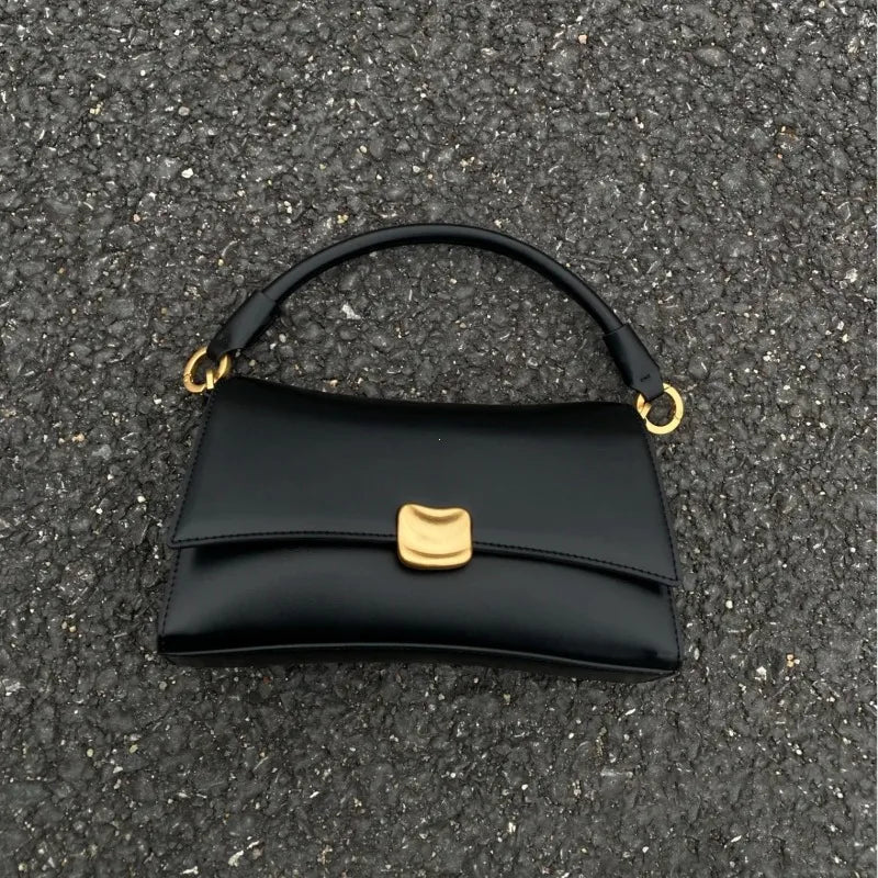 Women's Retro PU Leather Flap Shoulder Crossbody Bag