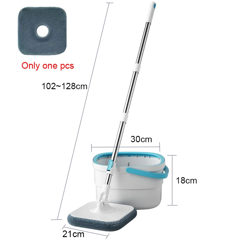 Self-Cleaning Spin Mop and Bucket Set with Dirt Separation System 68187