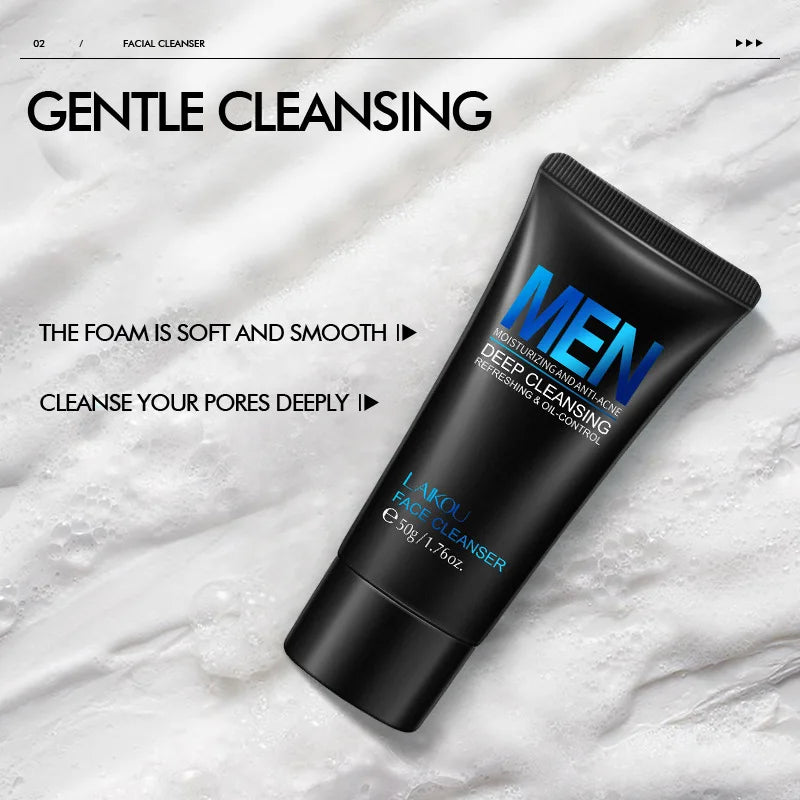 Men's Moisturizing Oil Control Face Wash Scrub LK91279
