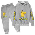 Kids' Cartoon Hoodie Sweatshirt Pants Two-Piece Set
