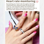 Smart Ring Fitness Tracker Heart Rate Sleep Monitor Waterproof