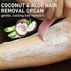 Unisex Coconut Aloe Vera Smooth Hair Removal Cream 1.8 oz