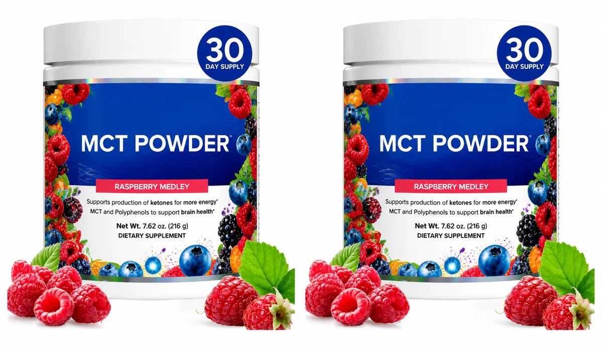 MCT Powder Raspberry Medley Drink Mix 7.6 oz