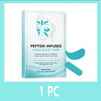 Unisex Peptide-Infused Face & Eye Wrinkle Smoothing Tape Patches
