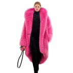 Women's Thick Warm Hooded Faux Fur Coat