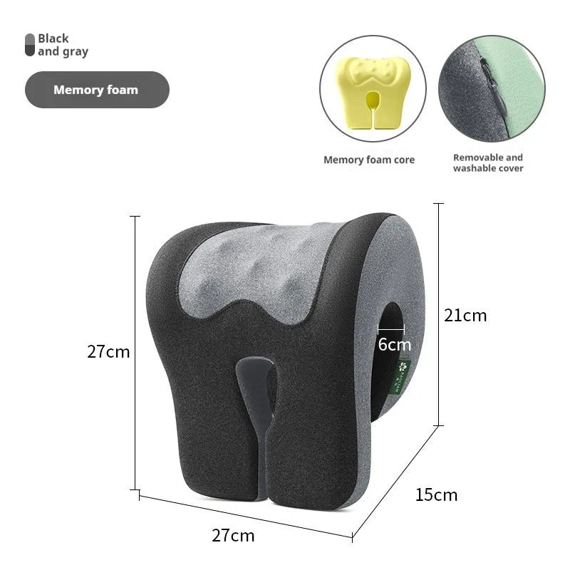 Ergonomic Memory Foam Office Chair Headrest Pillow Neck Support