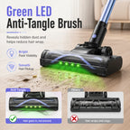 Cordless Stick Vacuum Cleaner with Anti-Tangle Brush 500W