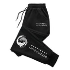 Men's Casual Print Hoodie and Sweatpants Two Piece Tracksuit Set