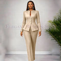 Men's Tailored Two-Piece Blazer and Pants Suit