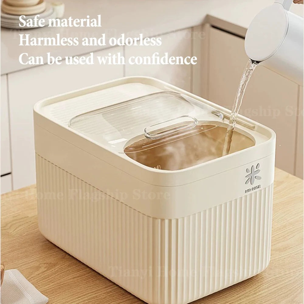 Airtight Kitchen Rice Storage Box and Dry Grain Container