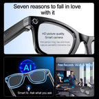 Men's AI Smart Glasses with Dual Camera and Bluetooth W610