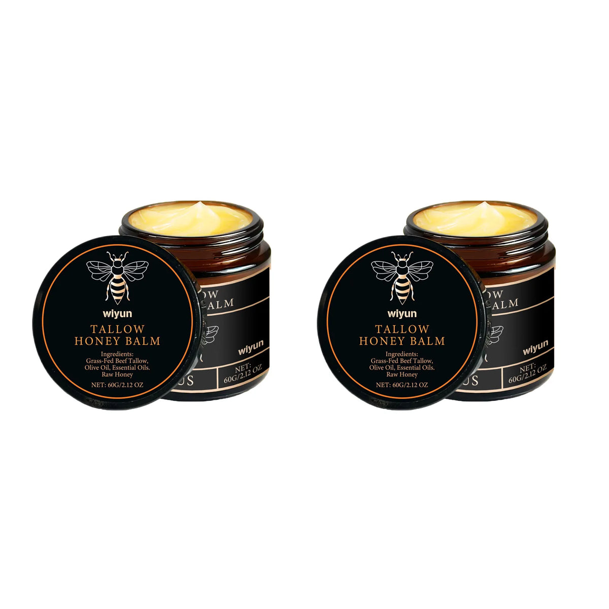 Unisex Beef Tallow & Honey Brightening Moisturizing Body Cream