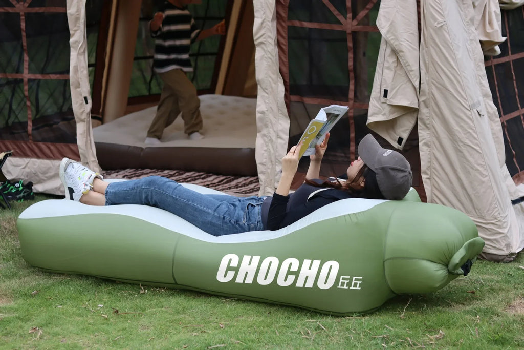 Inflatable Sofa Bed and Portable Ultralight Camping Lounge Chair
