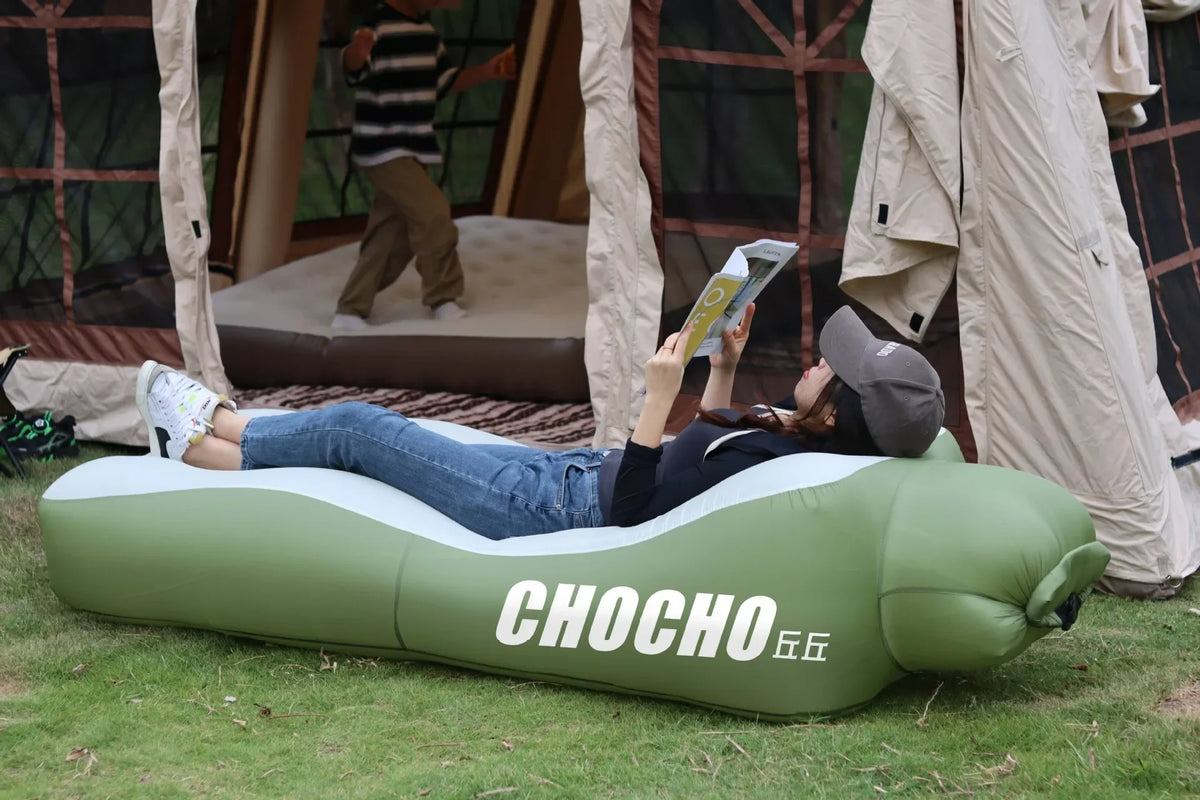 Inflatable Sofa Bed and Portable Ultralight Camping Lounge Chair