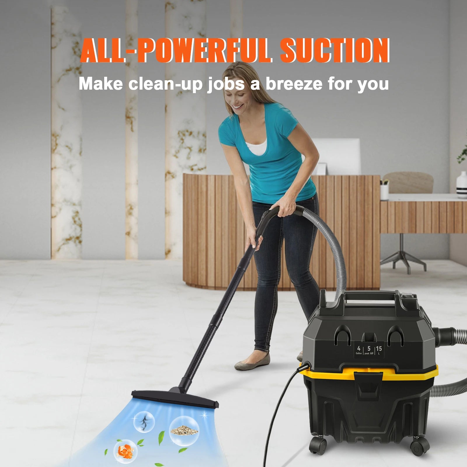 Portable Wet and Dry Vacuum Cleaner with Blower Function 1200W