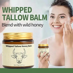 Unisex Beef Tallow & Honey Deep Hydration Moisturizing Face Cream 4.2 oz